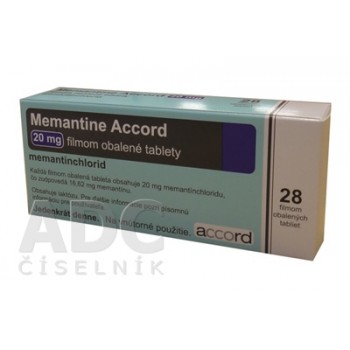 Мемантин (Memantine) Accord 20 мг, 56 таблеток